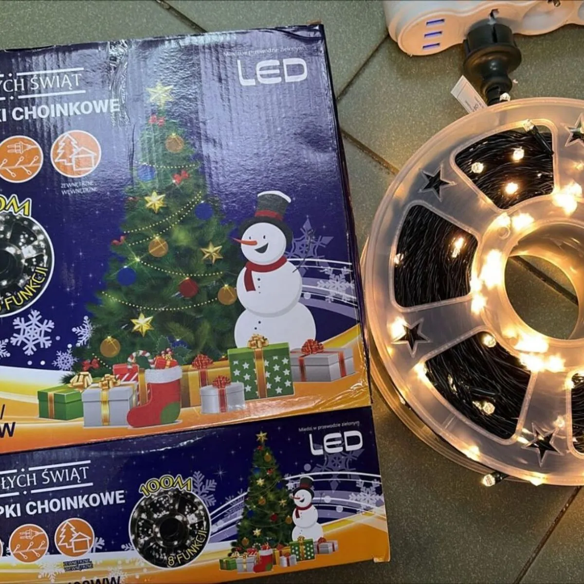 Lampki choinkowe LED 500LED 100m 48W