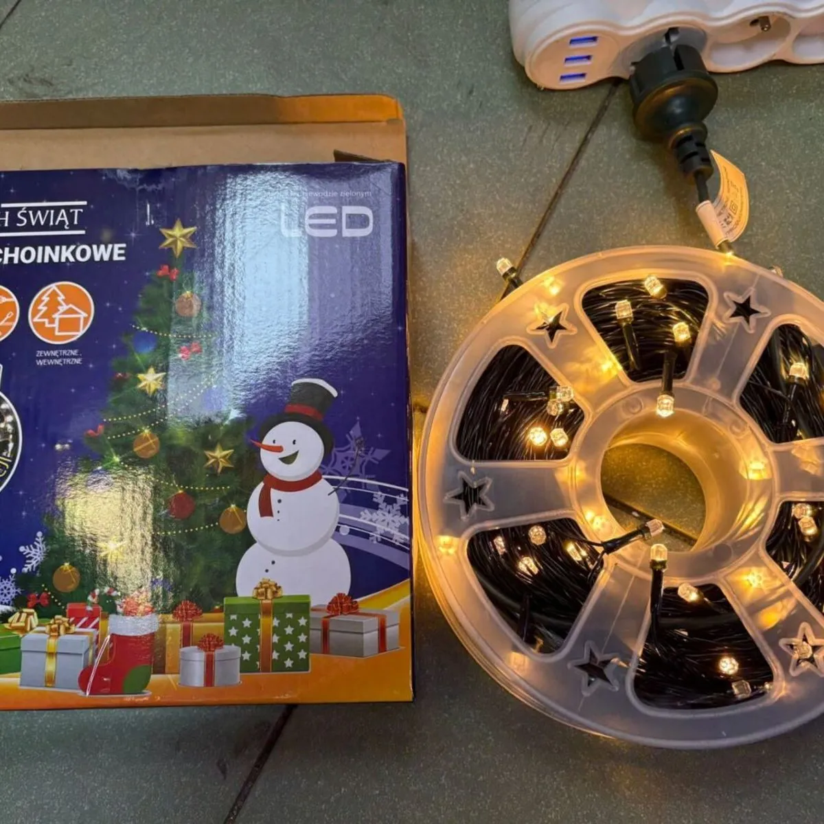 Lampki świąteczne LED 250LED 50m
