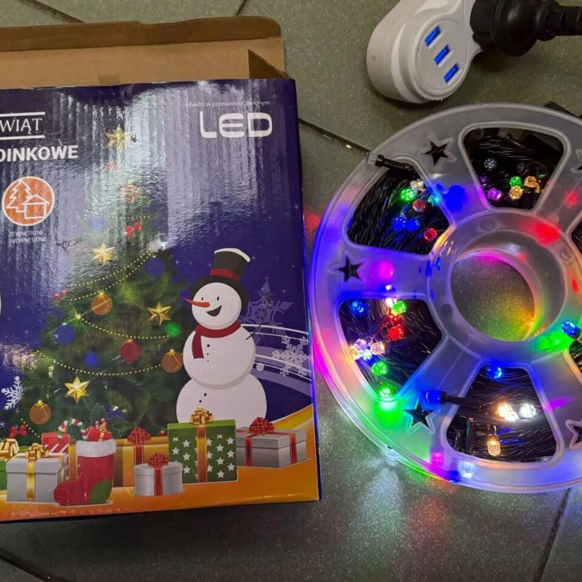 Lampki choinkowe LED 250LED 50m