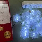 Lampki Girlanda 3m Śnieżynki LED 230V