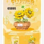 Klocki Flower Pot Sunflower 65895 325 PCS 6+