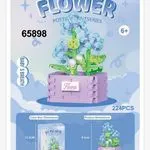 Klocki Kwiaty Flower Pot Series 224PCS 6+