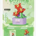 Klocki Kwiaty Flower Pot Series 24 pcs 6+