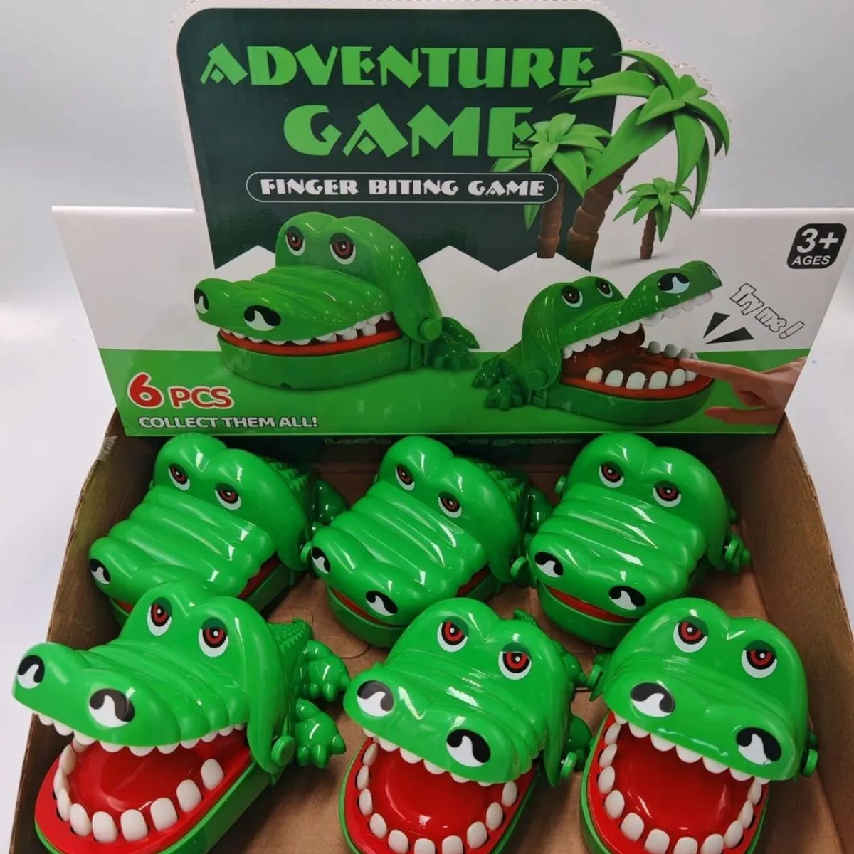 Zabawki Adventure Game - 6 szt. gry gryzienia palca krokodyl