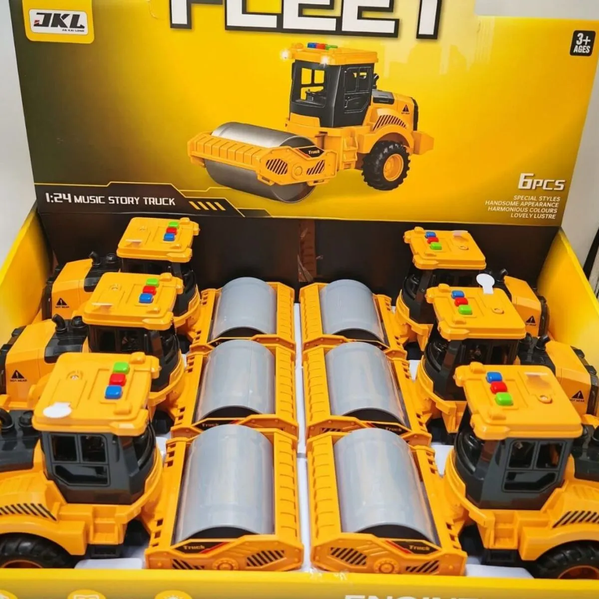 Zabawki Engineering Fleet 12" Muzyczny Spalacz 6 szt