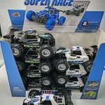 Zabawka Samochód Super Race Policyjny Monster Truck