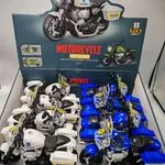 Zabawka motocykl policyjny z światłem i muzyką, 8 szt