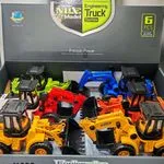Zabawki Model Truck Engineering Friction Power 6PCS
