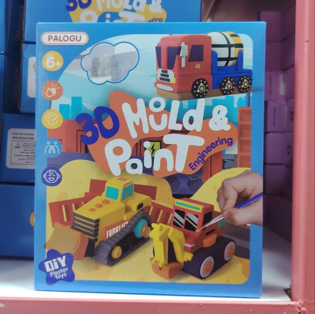 Zabawka 3D Mold & Paint Engineering DIY 6+ Palogu