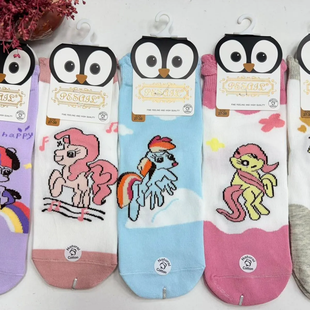 Skarpetki dla dzieci My Little Pony, wzory z kucykami, 5 par