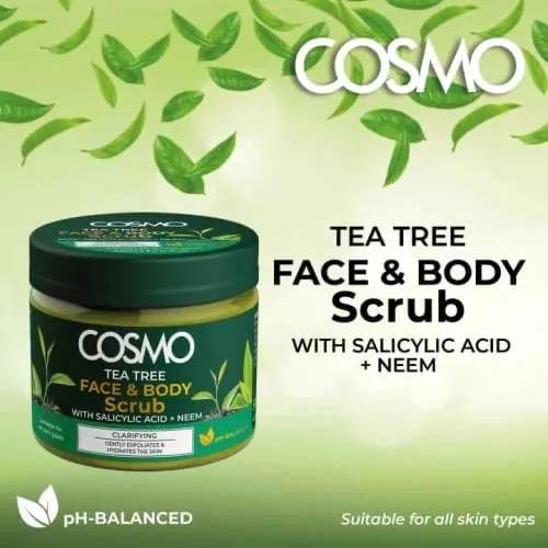 Cosmomo Face & Body Scrub Peeling z Kwasem Salicylowym i Neem
