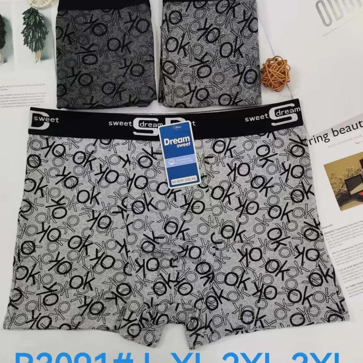 Bokserki męskie Sweet Dream B3091 L XL 2XL 3XL