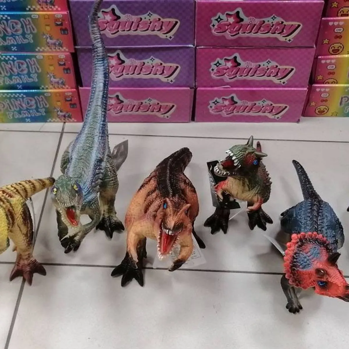 Zestaw figurek dinozaurów Baby - 8 szt