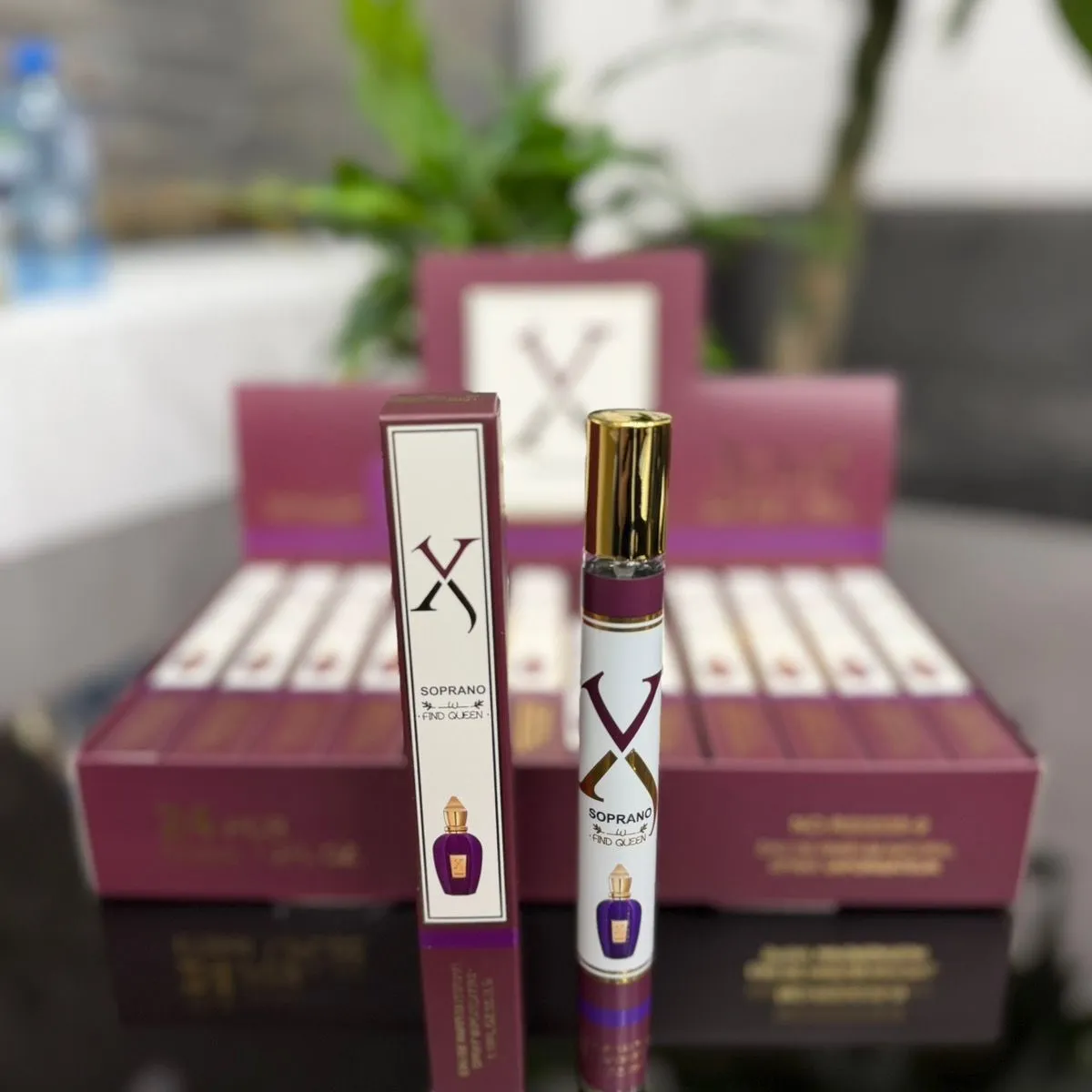 Perfumy w roll-on 35ml X bordowo-fioletowe