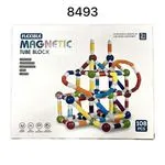 Zabawki Magnetyczne Flexible Tube Block 108PCS