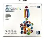 Zabawki Magnetyczne Flexible Tube Block 36PCS