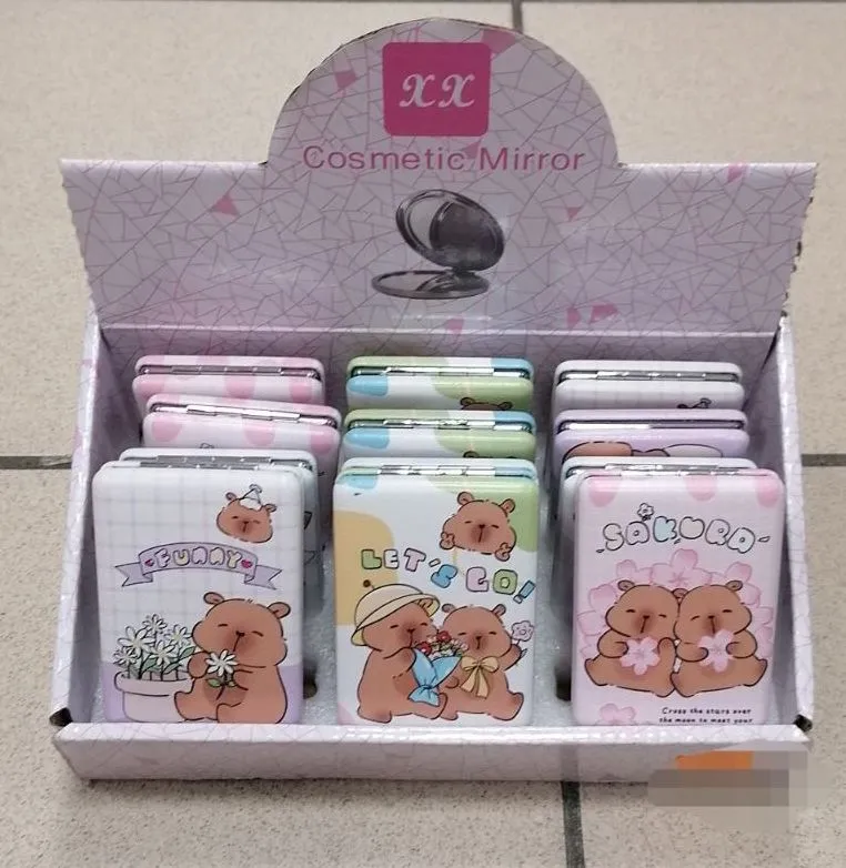 Lusterko Kosmetyczne z Misiem XX Cosmetic Mirror