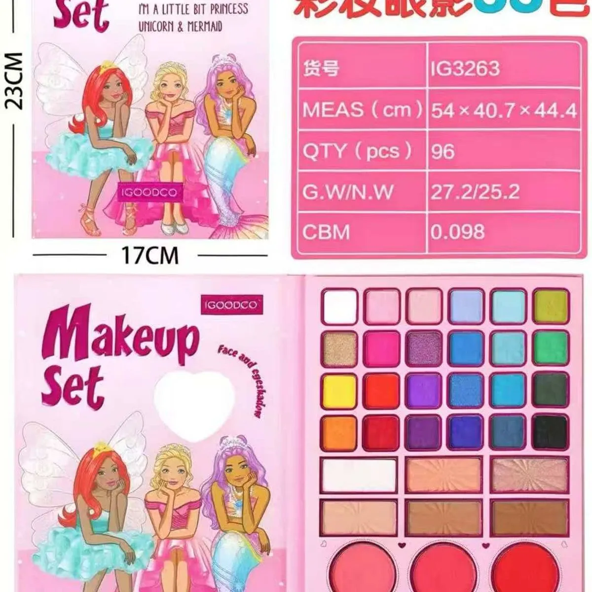 Zestaw Zabawkowy Makeup Set IG3263 17cm