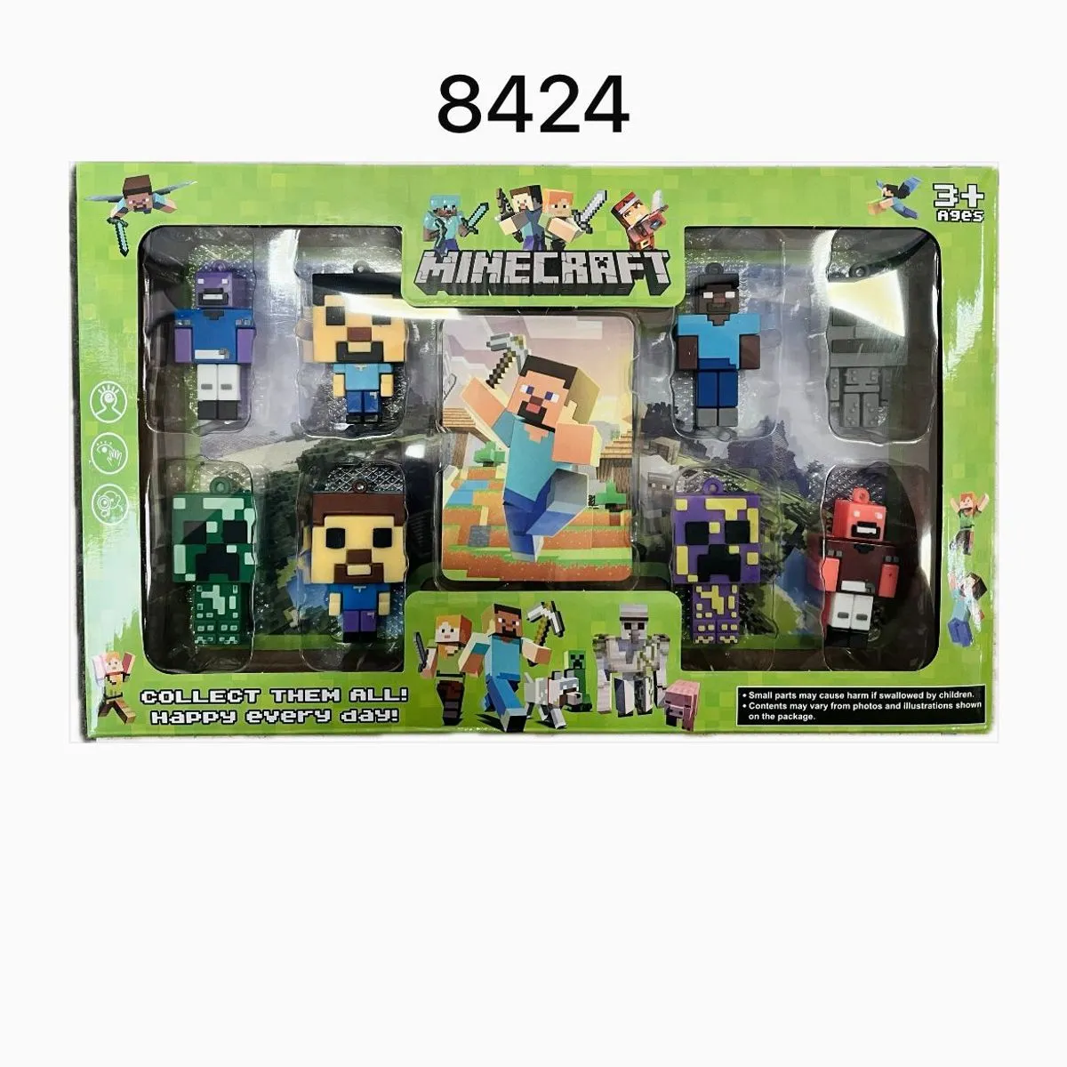 Zestaw figurek Minecraft 8424 Collect Them All 8 szt
