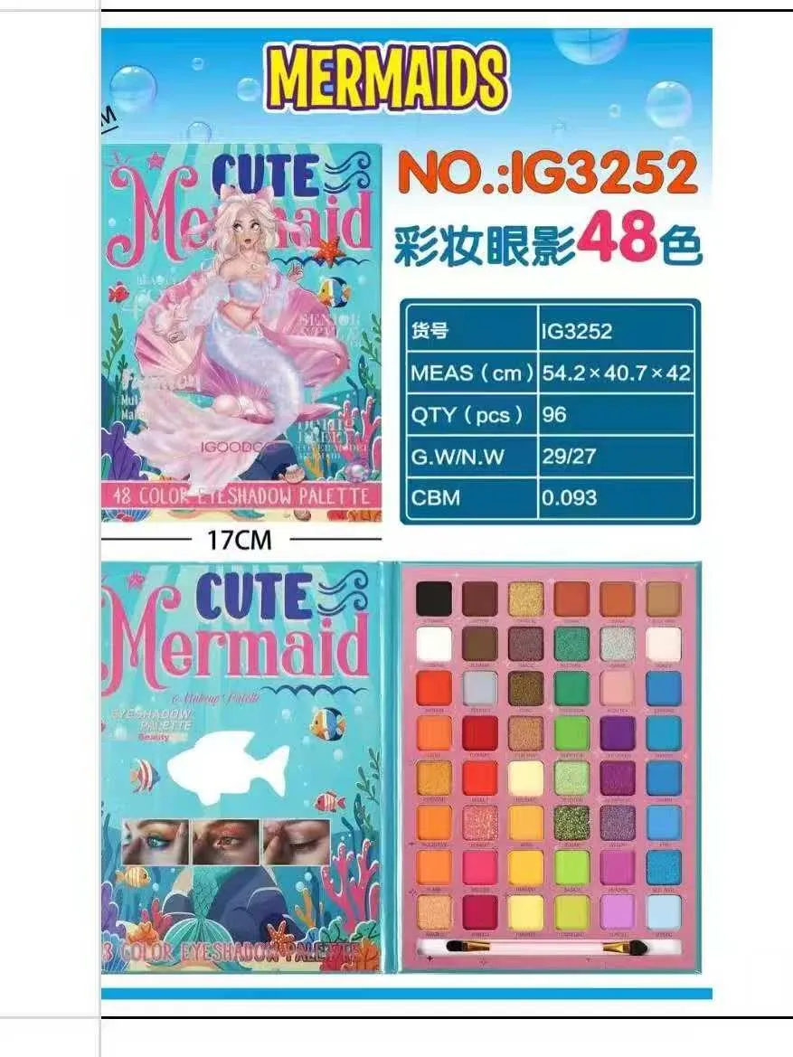 Zabawka paleta cieni Mermaid Cute NO.IG3252