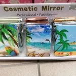 Lusterko Kosmetyczne Cosmetic Mirror Motyw Tropikalny