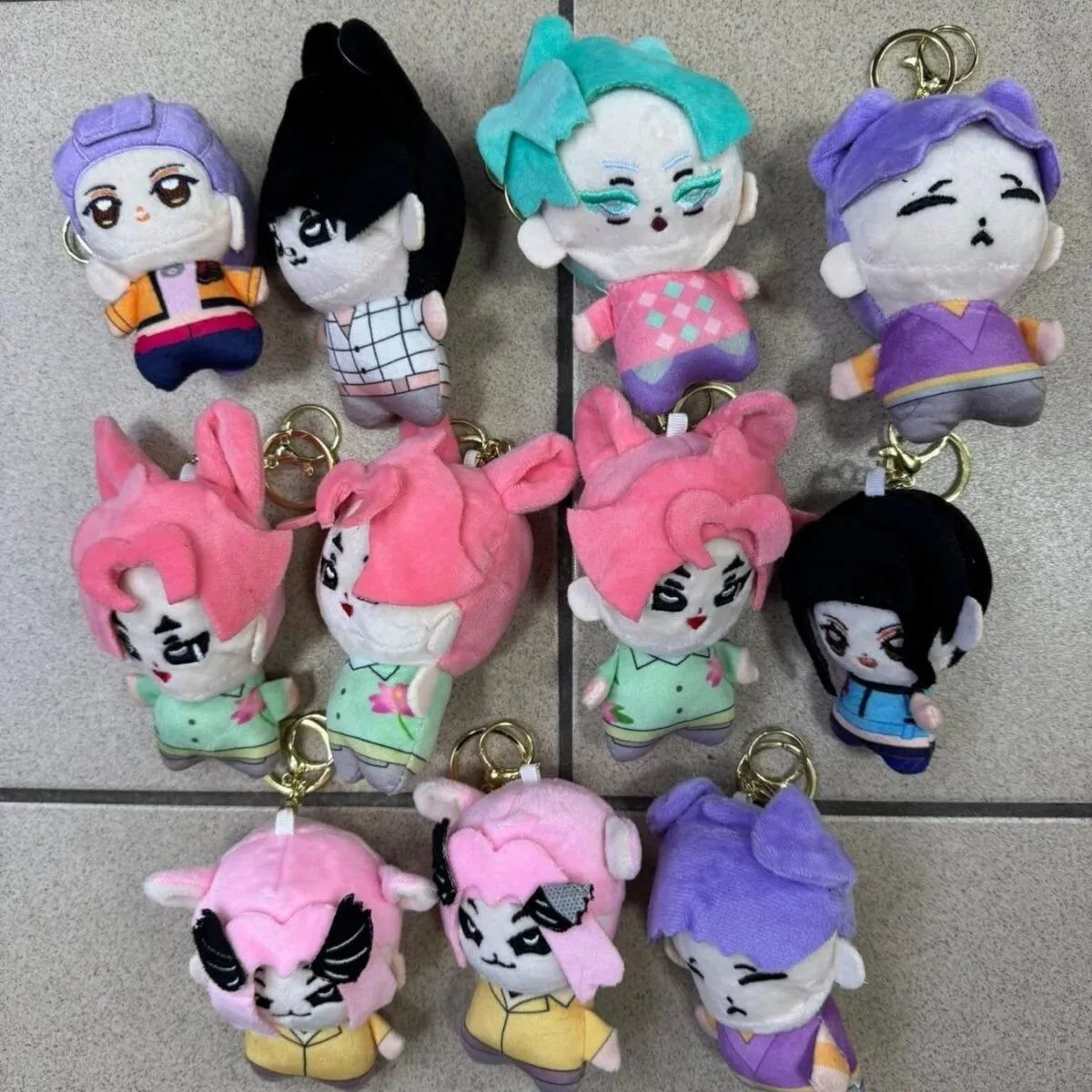 Brelok do Kluczy Maskotka Kpop Zestaw Wielokolorowy