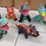 Mini figurki dinozaurów i pterodaktyla 6 szt
