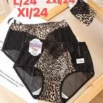 Majtki damskie L leopard 68% wiskoza 12% spandex