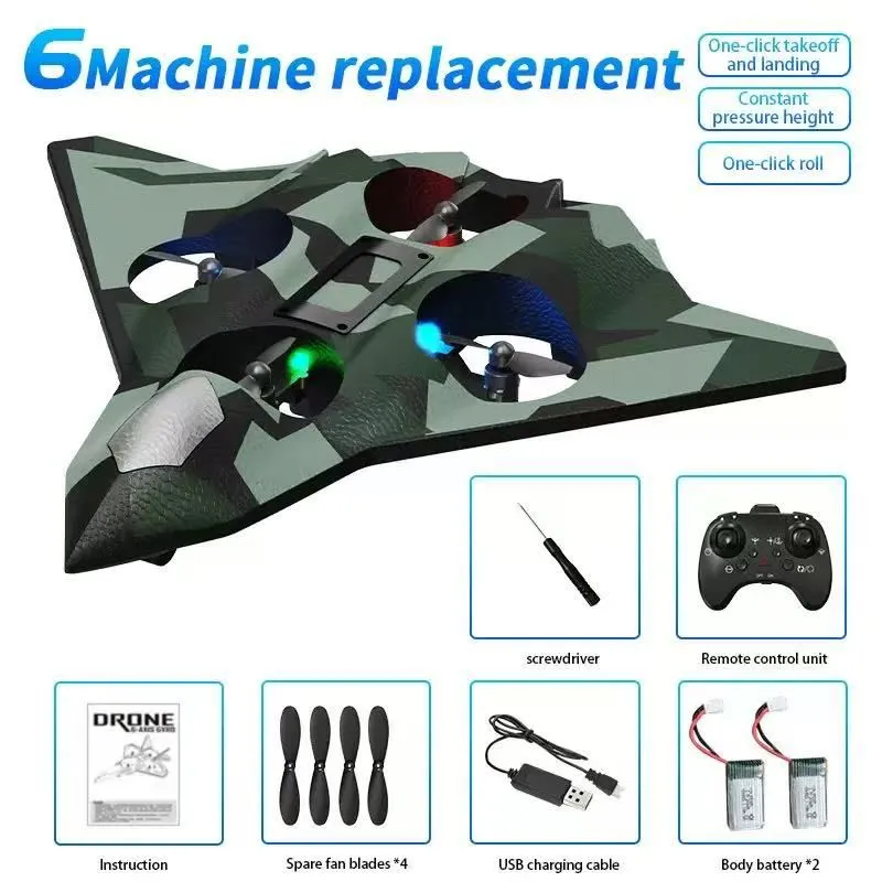 Dron zdalnie sterowany 6-Machine z pilotem