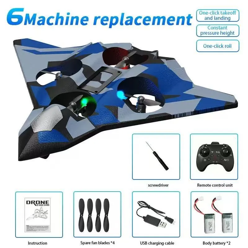 Dron zdalnie sterowany 6-Machine z pilotem