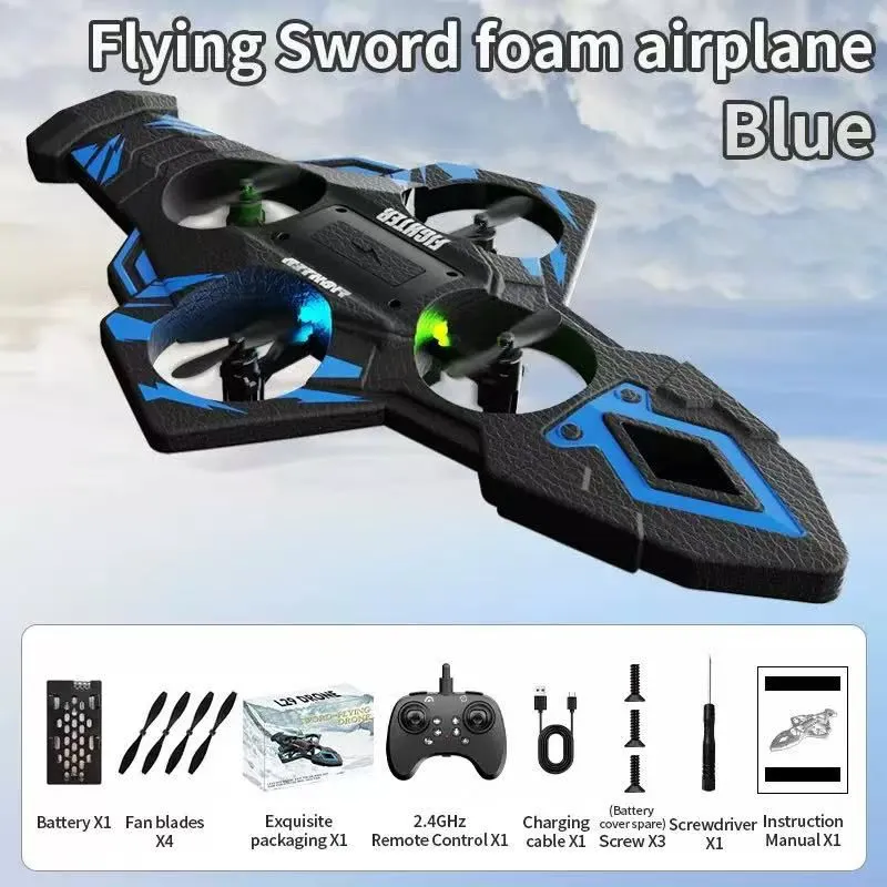 Dron zdalnie sterowany w kształcie miecza XL niebieski