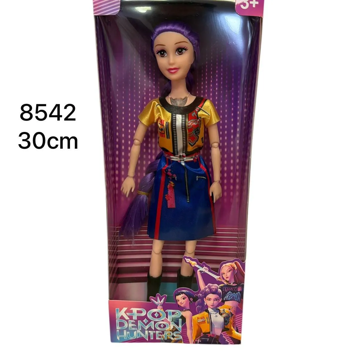Lalka Kpop K-Dreamers 30cm Fioletowa Muzyka