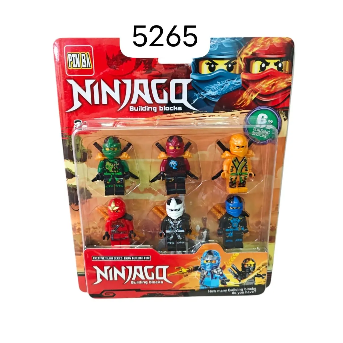 Zestaw 6 figurek Ninja NINJAGO 5265