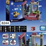 Zabawki Klocki Magnetyczne My World 184PCS