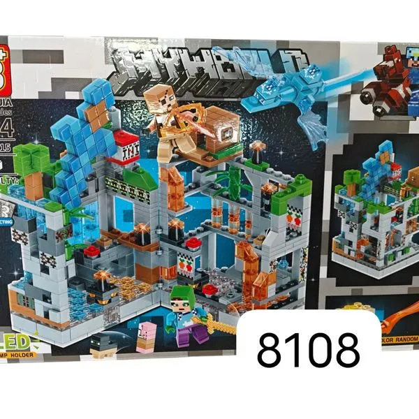 Zestaw klocków LEGO LB Minecraft Ocean 8108 LED 6-14 lat