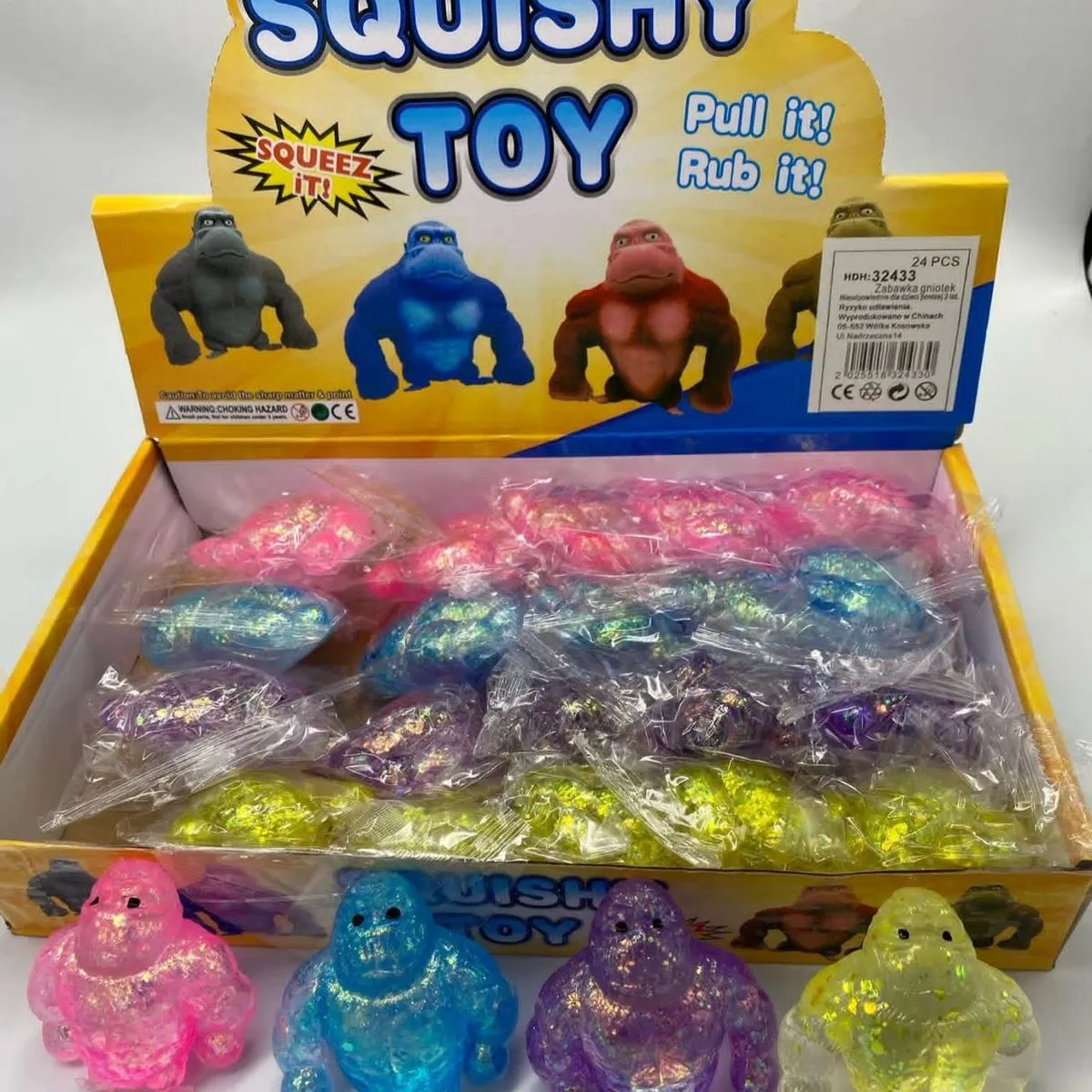 Zabawki Squishy Toys Gniotki Postacie Monster 12 szt