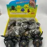 Gniotki Squeeze Ball pająk czarny, opak. 12 szt