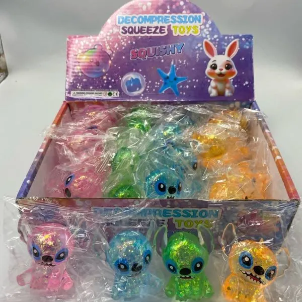 Gniotki Squeeze Toys Stitch Lilo & Stitch, 12 szt