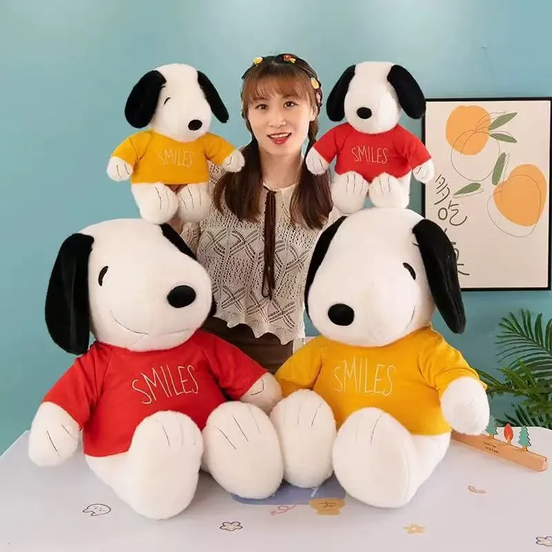 Maskotka Pluszowa Snoopy 60cm z napisem SMILES