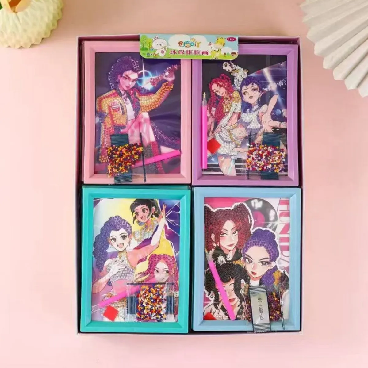 Zestaw DIY Malowanie Diamentowe Kpop Postaci