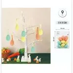 Ozdoby Wielkanocne Jaja 3x5cm 9szt