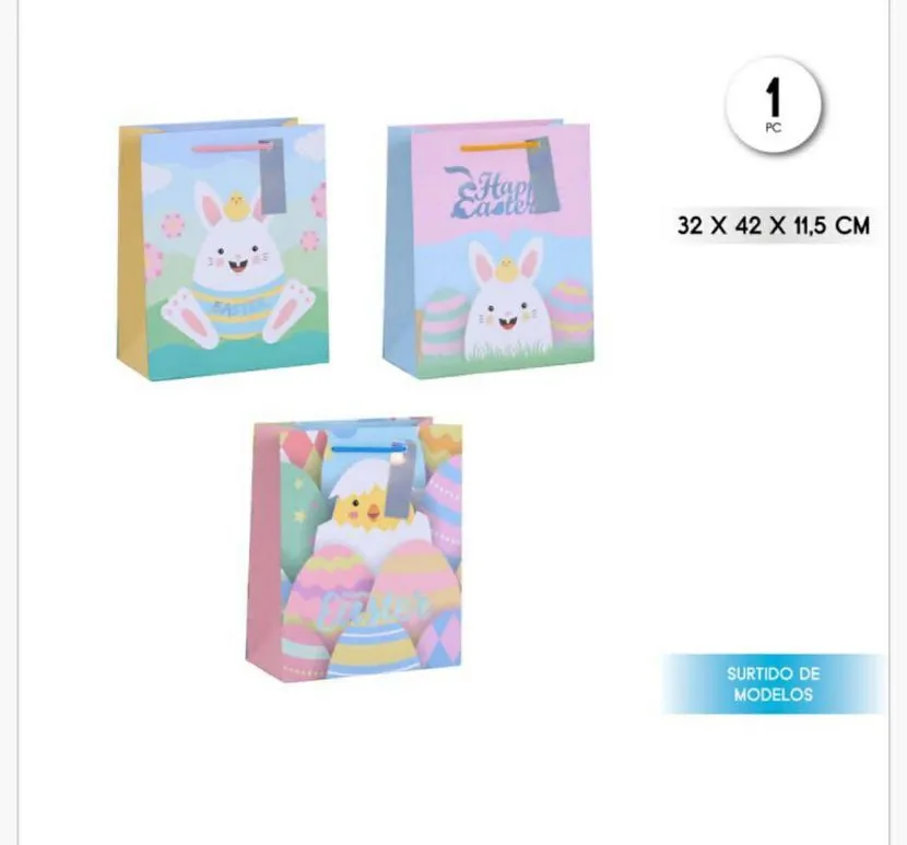 Torebka Prezent Wielkanocna 32x42x11,5 cm
