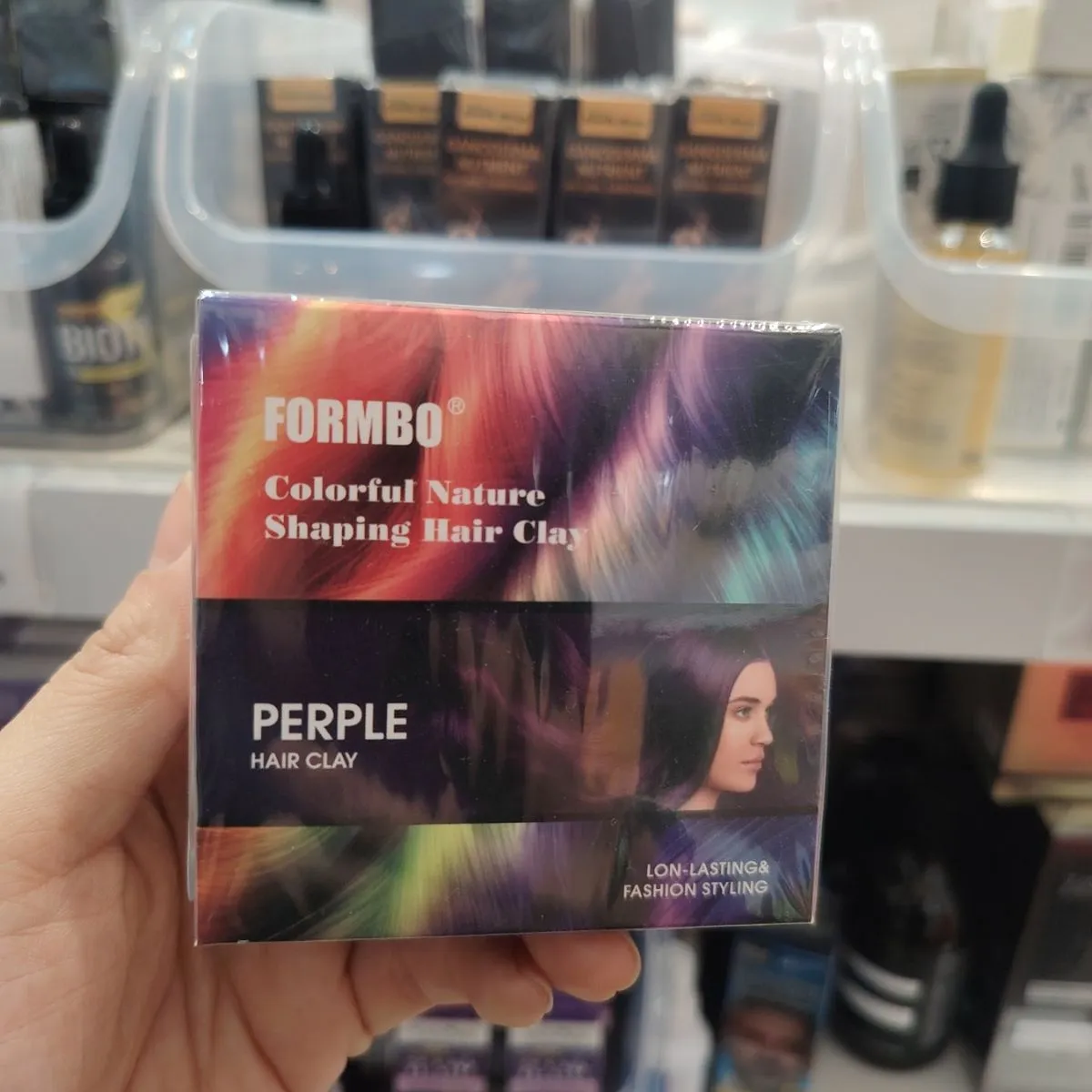 Formbo Colorful Nature Shaping Hair Clay Purple Purple