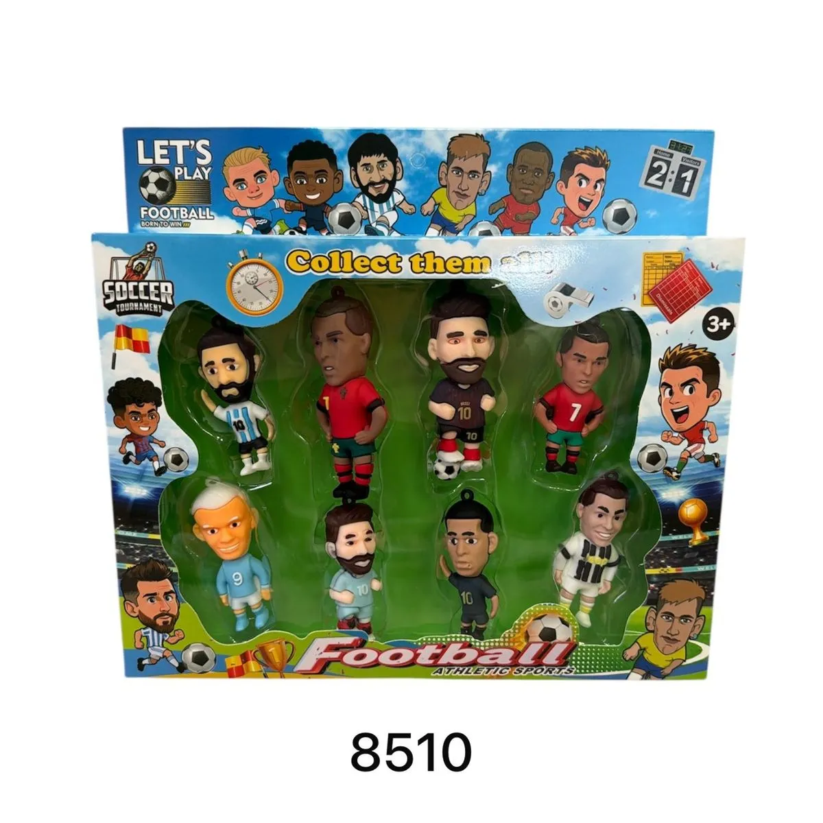 Zestaw figurek piłkarzy Football Soccer Collect Them 8510