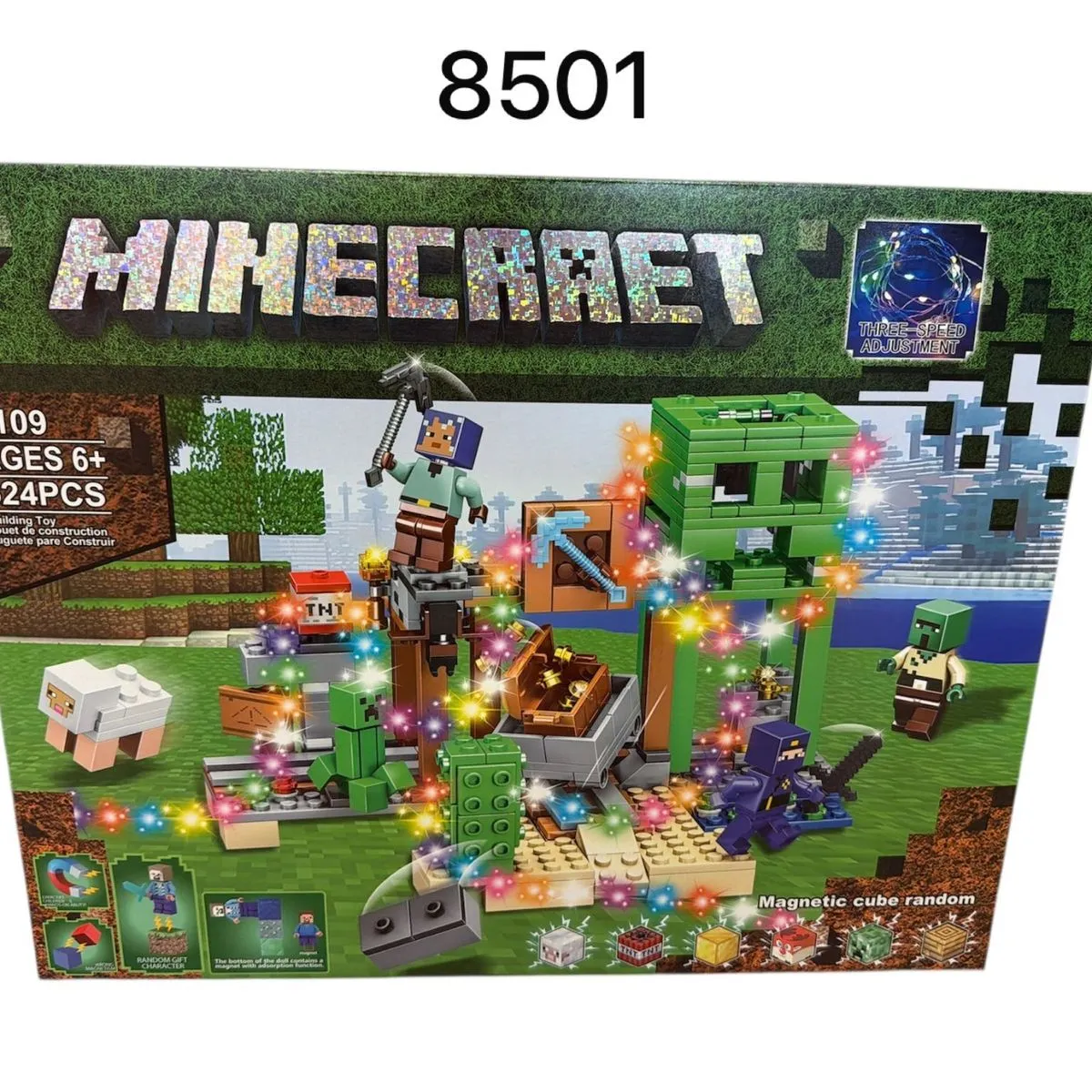 Zestaw klocków Minecraft 524PCS 8501 Ages 3+