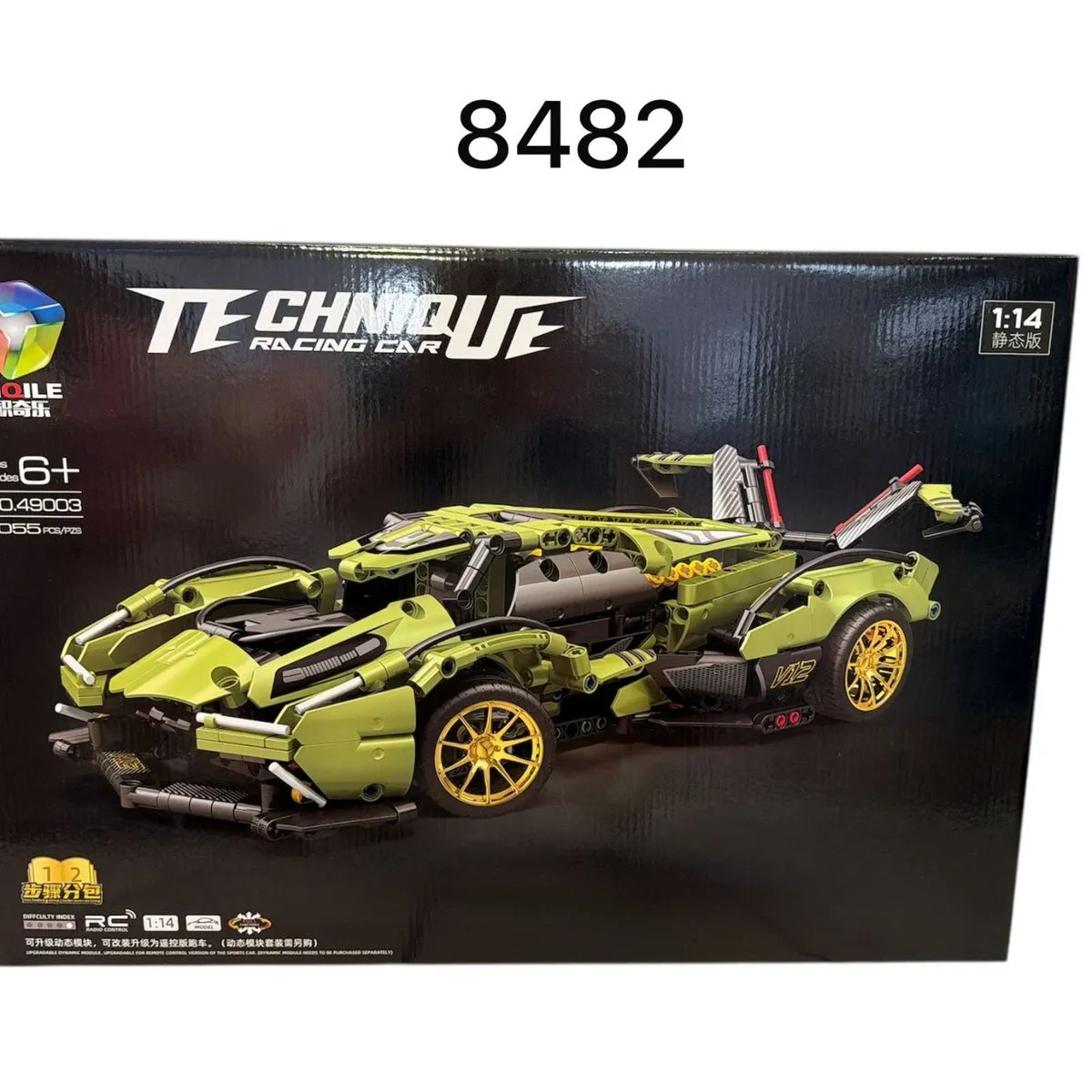 Zestaw klocków Technic Racing Car 1055PCS 8482