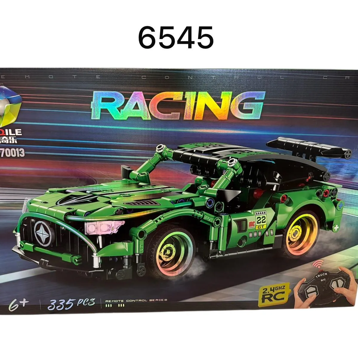 Zestaw klocków RC Samochód Racing 335 PCS 6545