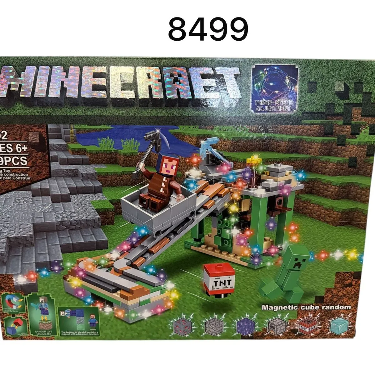 Klocki Minecraft Magnetic Cube 319 PCS 30402 8+