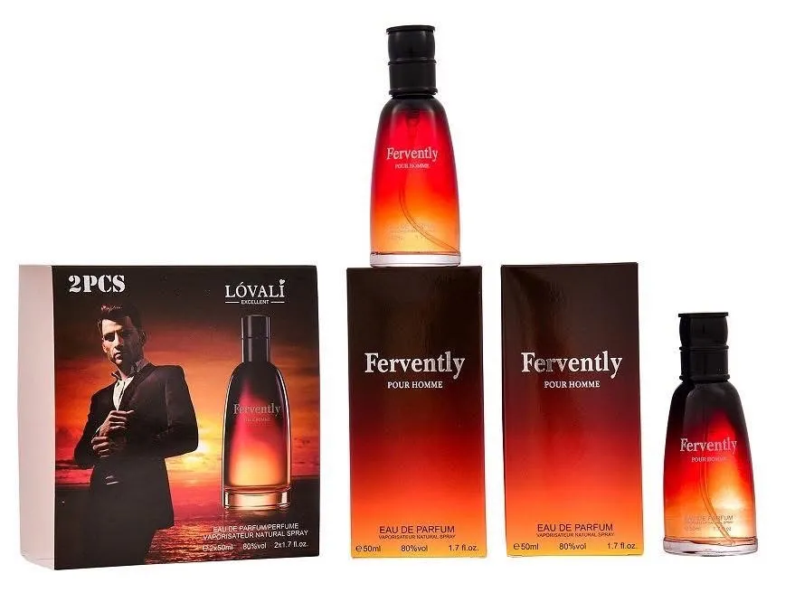 Zestaw Perfum Męskich LOVALì Fervently 2x50ml
