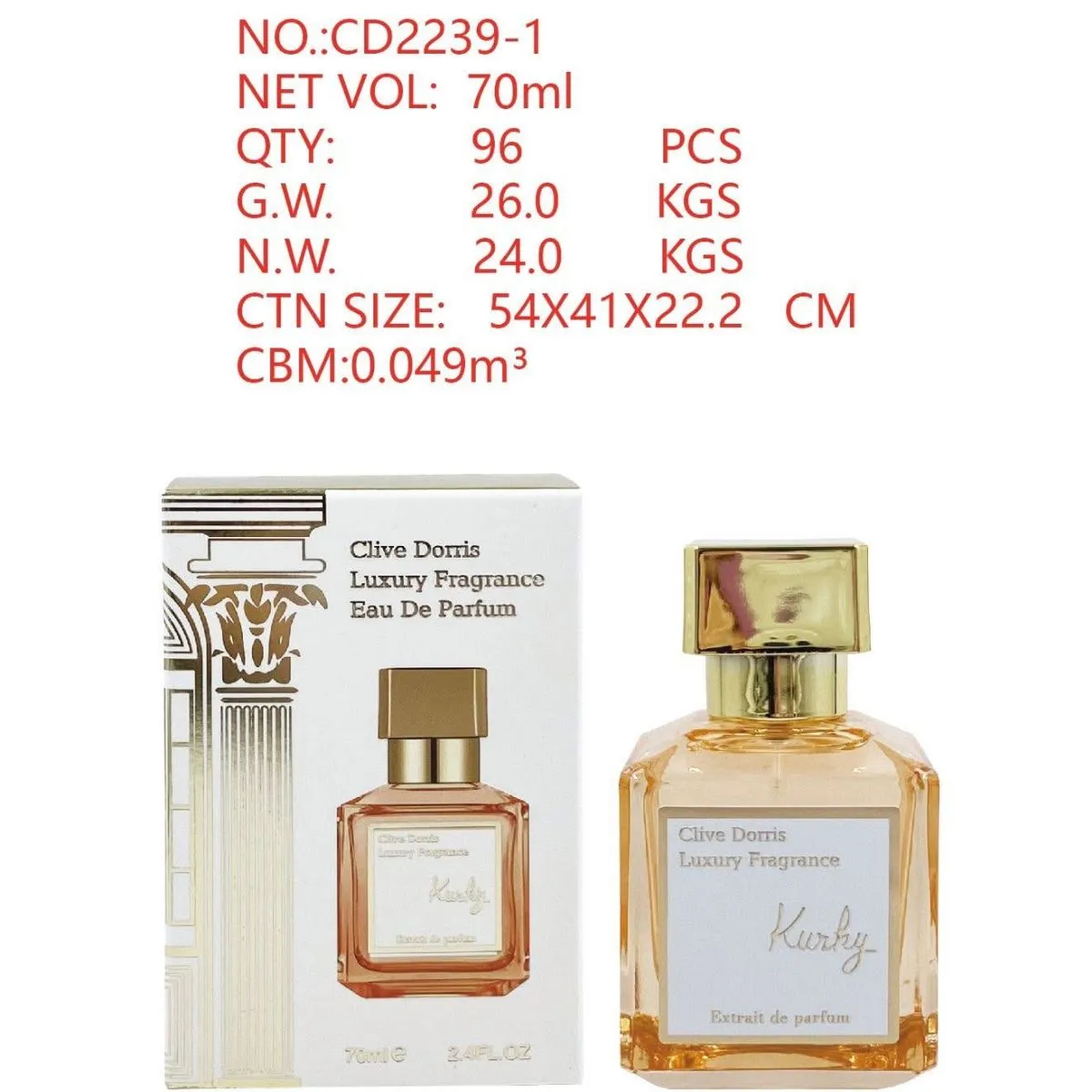 Perfumy Clive Denys Luxury Fragrance 70ml